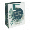 Christmas Foliage Navy Gift bags For Christmas