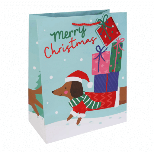 Dachshund Dog Christmas Gift Bags