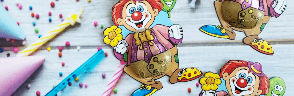 Novelty Chocolate Clown