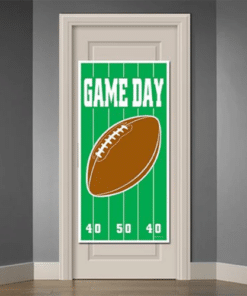 American Football Game Day Door Cover