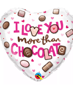 I Love You More Than Chocolate Balloon