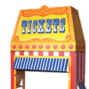 Circus Ticket Booth Prop 3D Decoration
