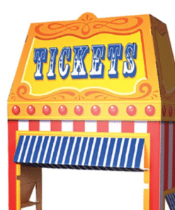 Circus Ticket Booth Prop 3D Decoration