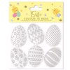 Colour In Easter Eggs