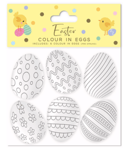 Colour In Easter Eggs