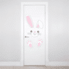 Easter Bunny Door Stickers