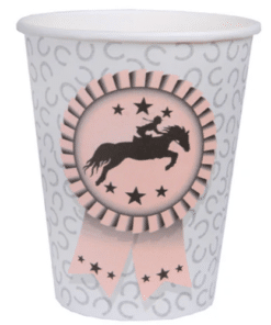 Horse Themed Paper Cups