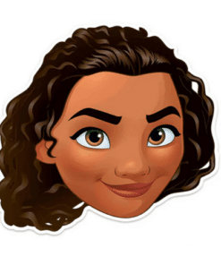 Disney Moana Card Mask