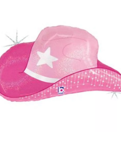 Pink Cowboy Hat Balloon