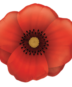 Poppy Shaped Balloon