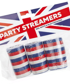 Union Jack Party Streamers