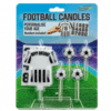 Black & White Newcastle themed football candles