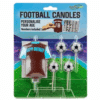 Claret & Blue Football Shirt Birthday Cake Candles