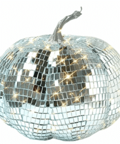 Disco Ball Pumpkin Decoration