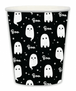 Halloween Ghost Themed Paper Party Cups