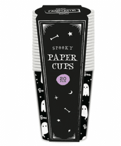 Halloween Ghost Themed Paper Party Cups