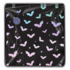 Halloween Holographic Bat Printed Napkins