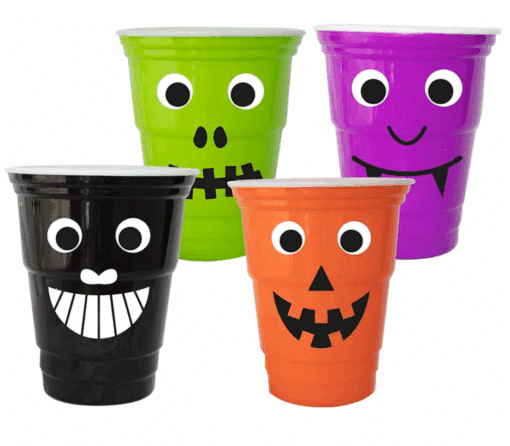 Halloween Googly Eyes Plastic Cups