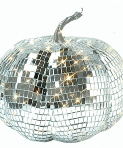 Disco Ball Pumpkin Decoration