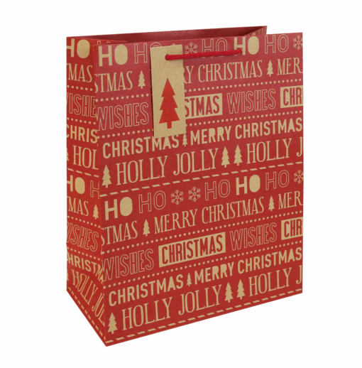 Christmas Wine Large Gift Bags