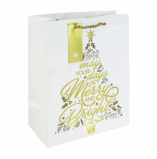 Merry And Bright Christmas Large Gift Bags