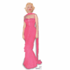 Marilyn Monroe Pink Evening Gown Cardboard Cut Out