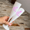 Personalised Plastic Champagne Prosecco Glass