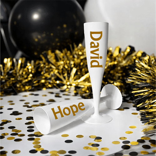 Personalised Champagne Glasses