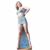 Marilyn Monroe Blue Bikini Cardboard Cut Out