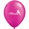 Fuchsia Pink Balloons Printed With a Logo Next Day delivery Low Minimum Order