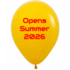 YELLOW Custom Printed Balloons
