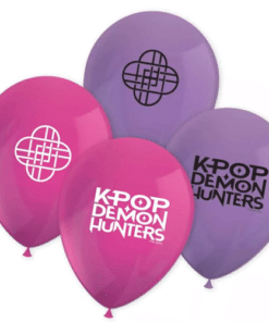 KPop Demon Hunters Printed Latex Balloons Pack of 8