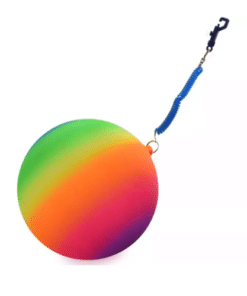 Rainbow Ball With Keychain Neon