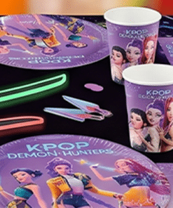 Official K-Pop Demon Hunters Paper Plates
